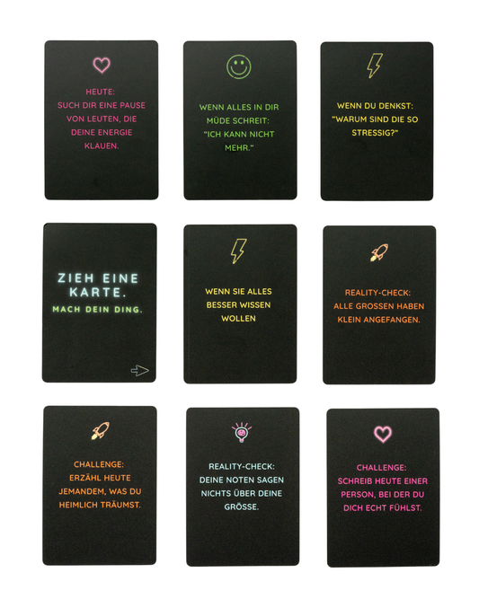 Teeny Box – 50 Impulskarten für starke Gedanken & gute Laune