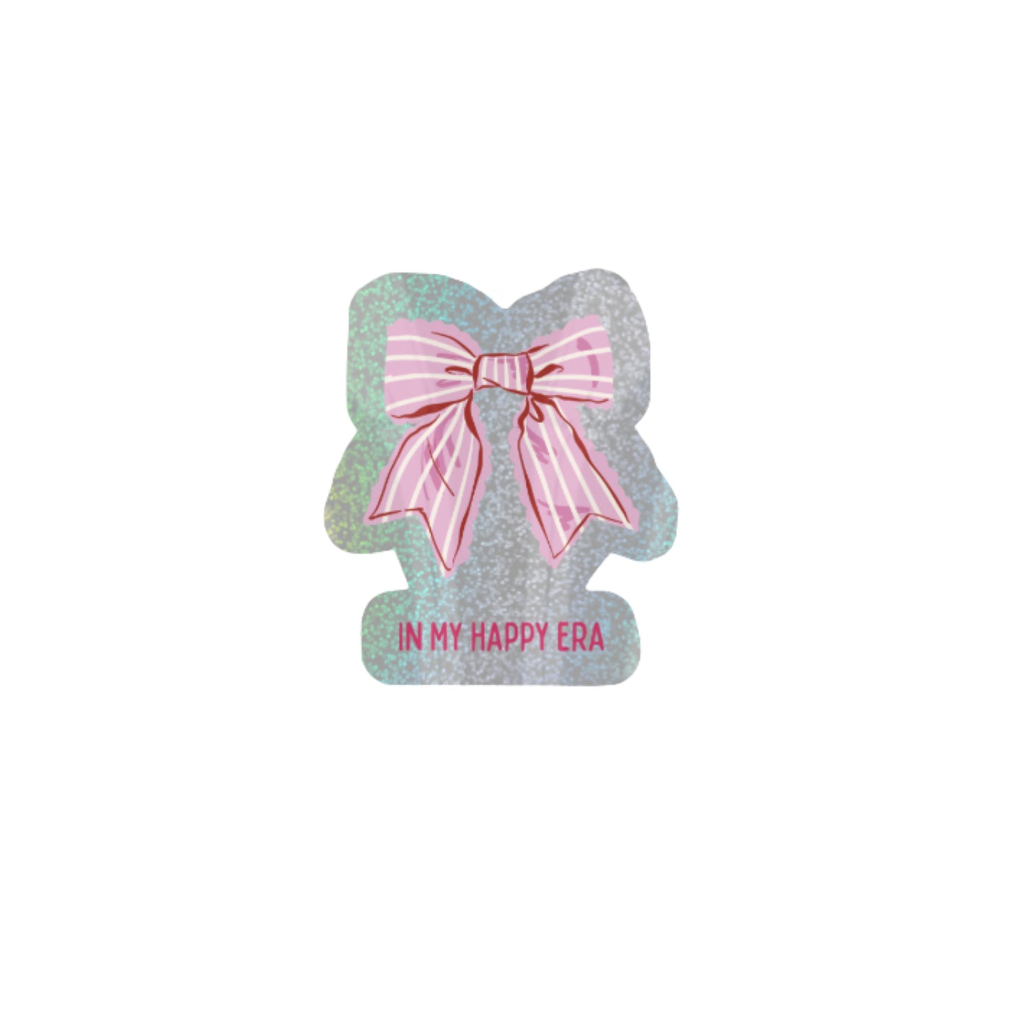 Glitzer Sticker „In my happy era“