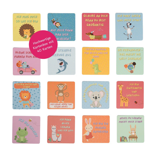 Mutmachkarten für Kinder – 40 Affirmationskarten für Selbstvertrauen & Stärke