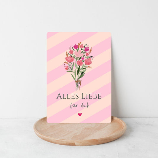 Alles Liebe für dich Postkarte (5007)