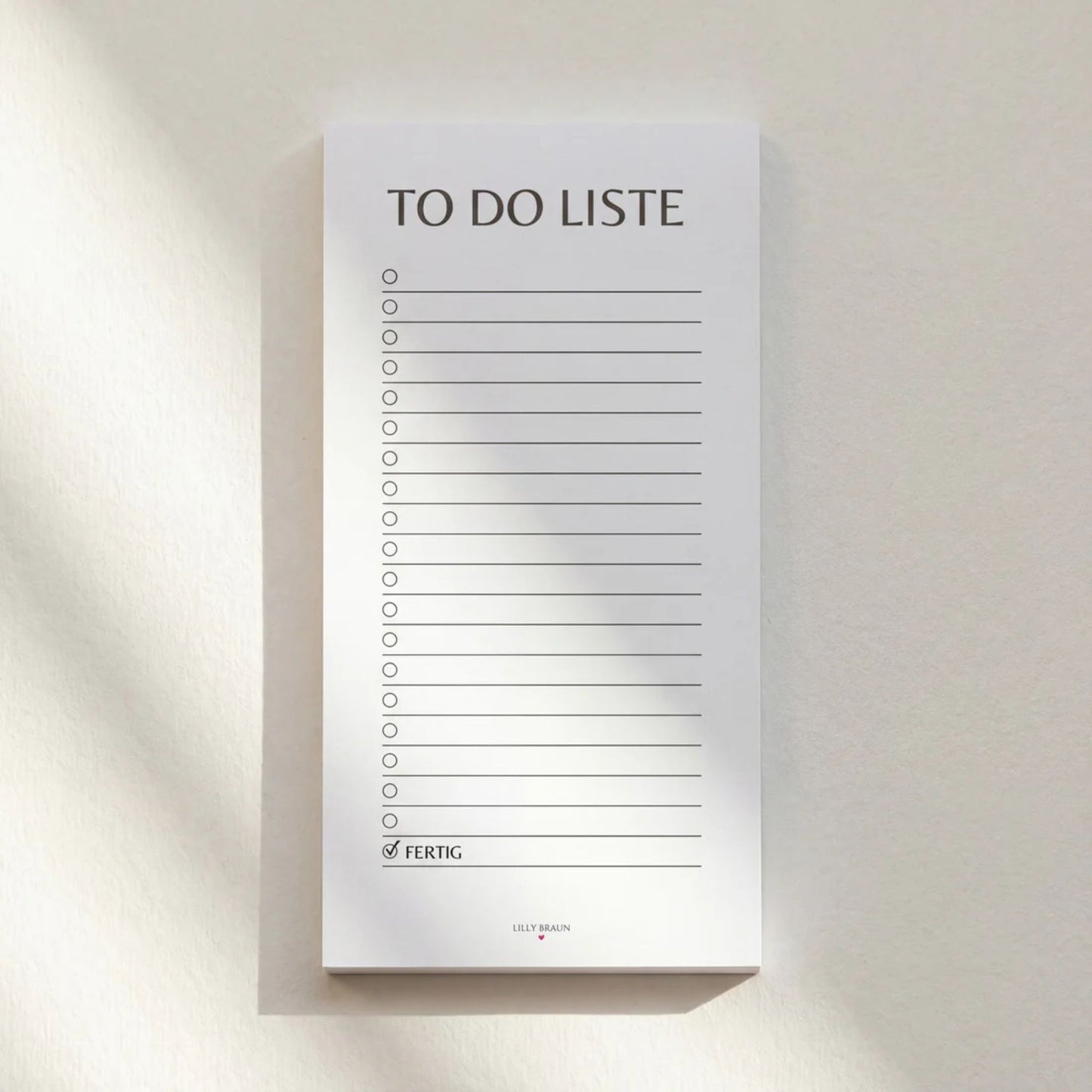 Notizblock DIN Lang – 50 Blatt – 5 Designs