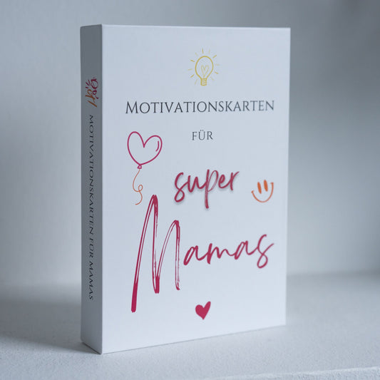 Mama Karten Box – 40 liebevolle Motivationskarten für den Mama-Alltag – Geschenk zu Geburt