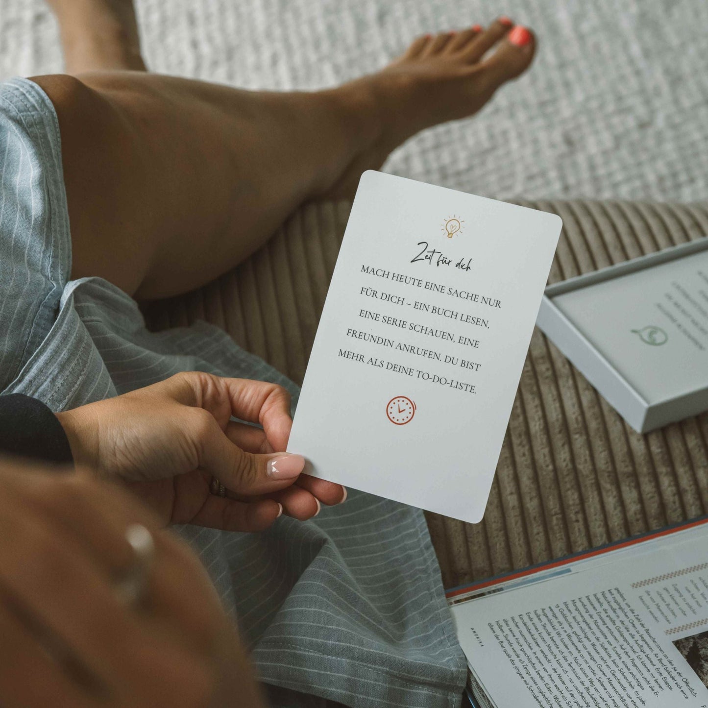 Mama Karten Box – 40 liebevolle Motivationskarten für den Mama-Alltag – Geschenk zu Geburt