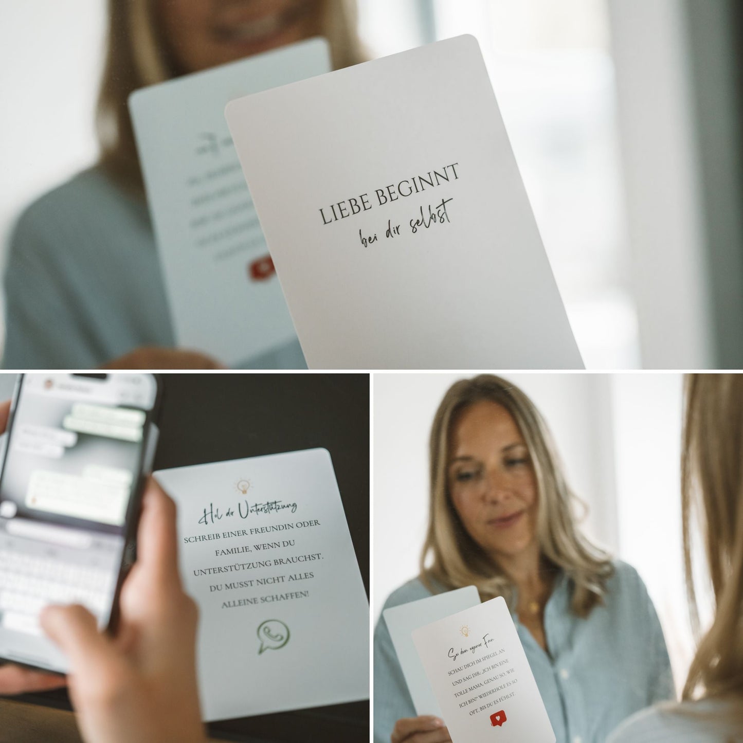 Mama Karten Box – 40 liebevolle Motivationskarten für den Mama-Alltag – Geschenk zu Geburt