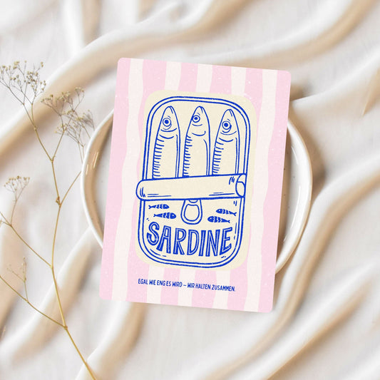 Sardine Postkarte (5053)