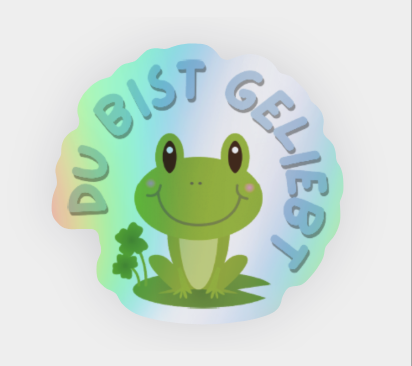 Sticker „DU BIST GELIEBT“