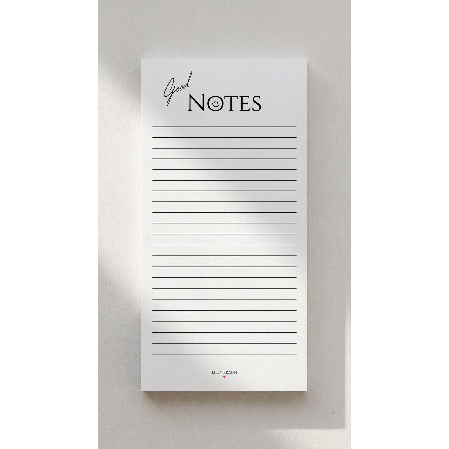 Notizblock DIN Lang – 50 Blatt – 5 Designs