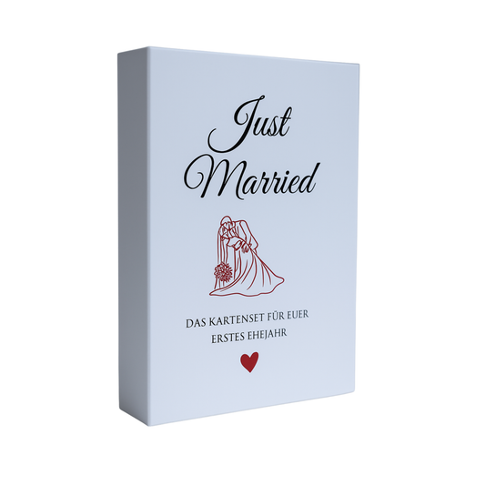 Just Married – Kartenbox für euer erstes Ehejahr